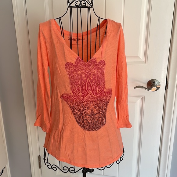 Lucky Brand Long Sleeved Top XS - Picture 1 of 4
